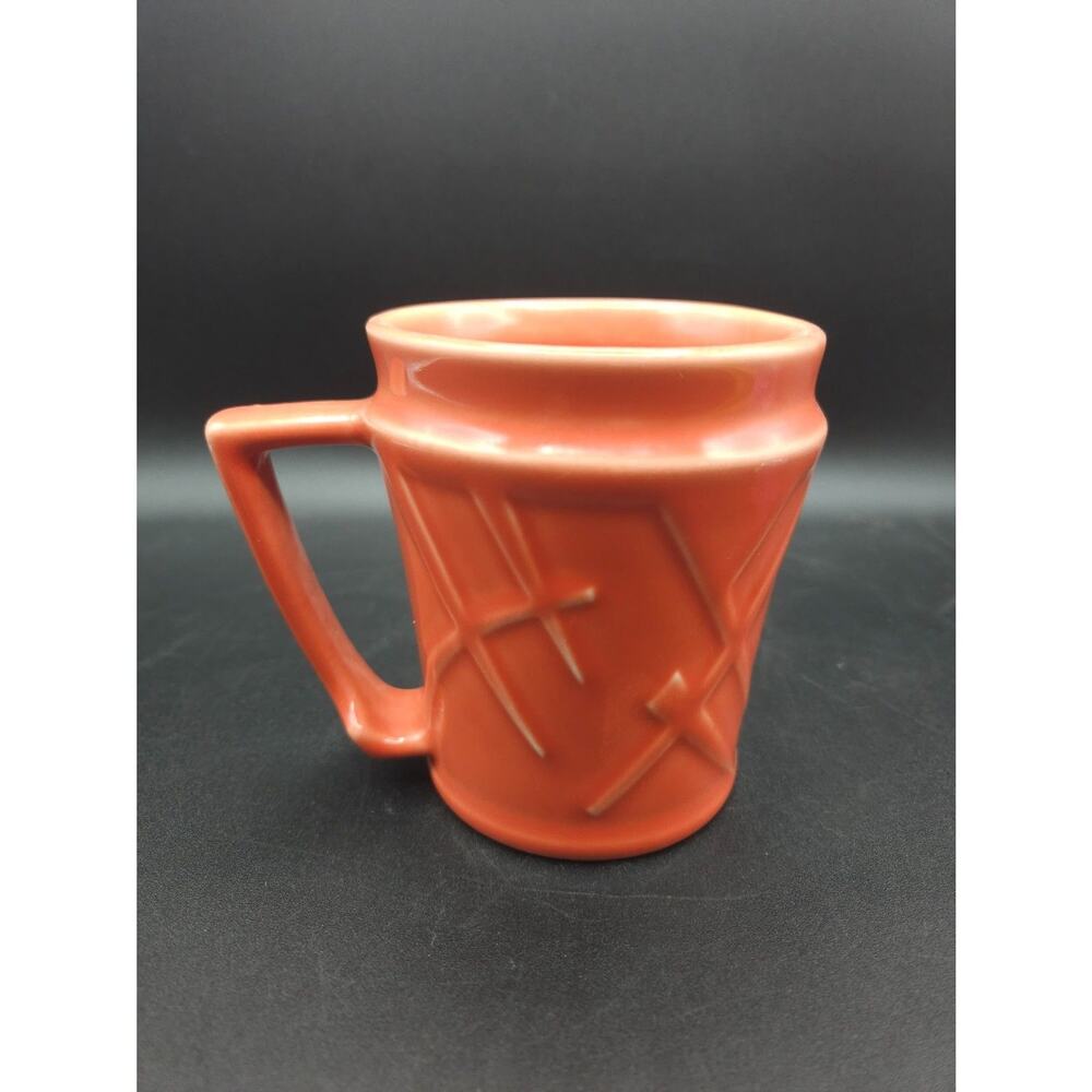 Vintage Fiestaware 2000 Persimmon Mug Millennium Orange